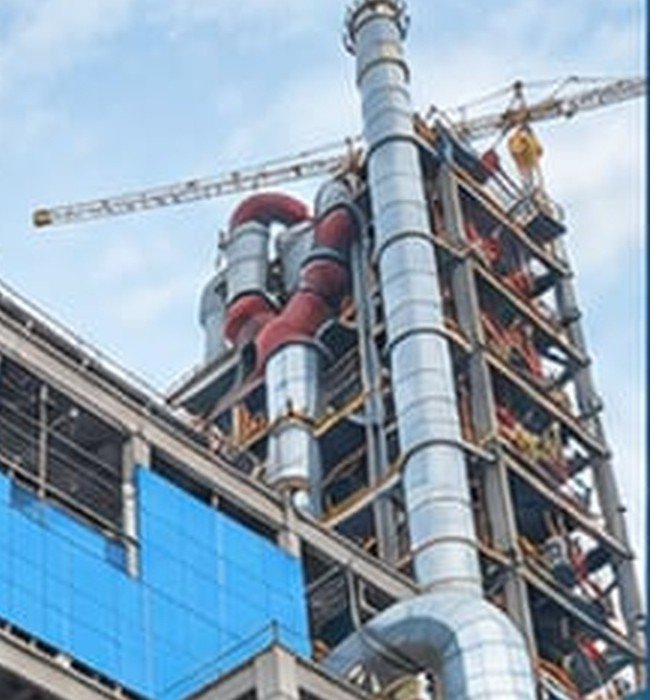 Process plant under inspection