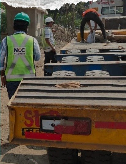 Our engineers at a client site